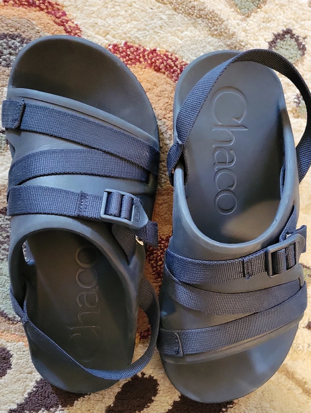 Chaco Navy Strappy Sport Sandals